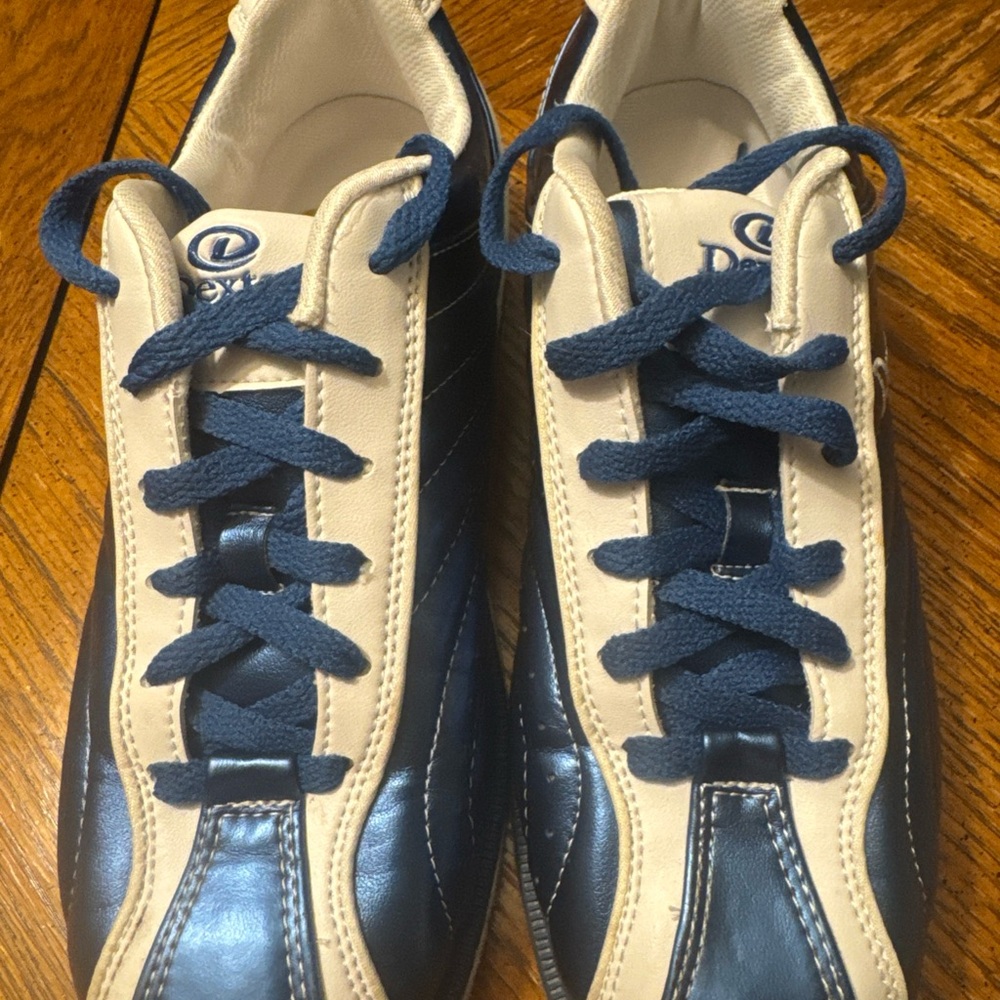 Dexter Navy and Cream Women's Bowling Shoes